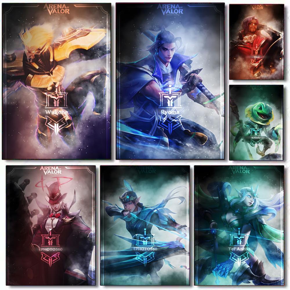 Poster Art painting with print - Home Decor Mobile Game avaliação e preço