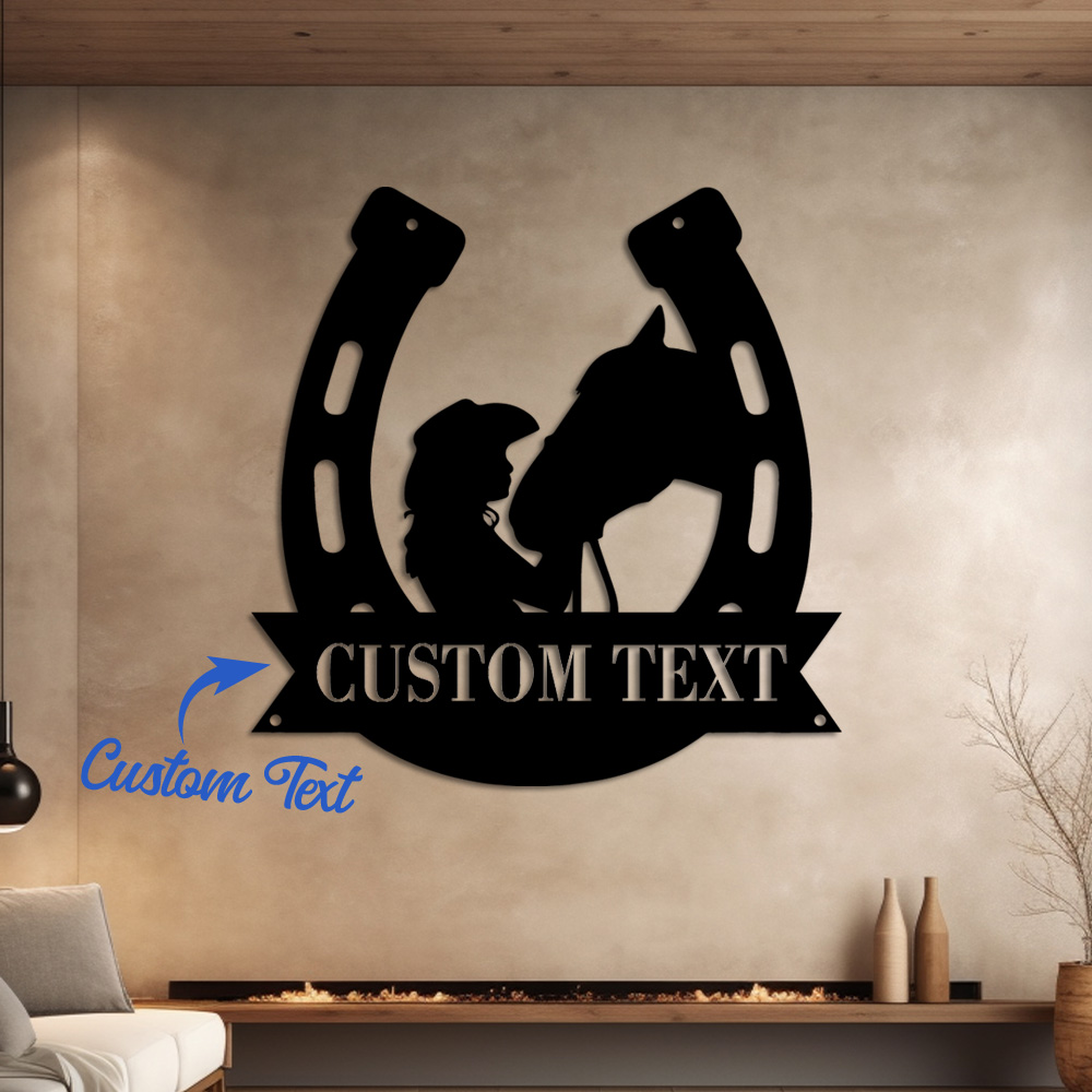 1pc Fashion Customized Horsesh - Home Decor Design Interior avaliação e preço