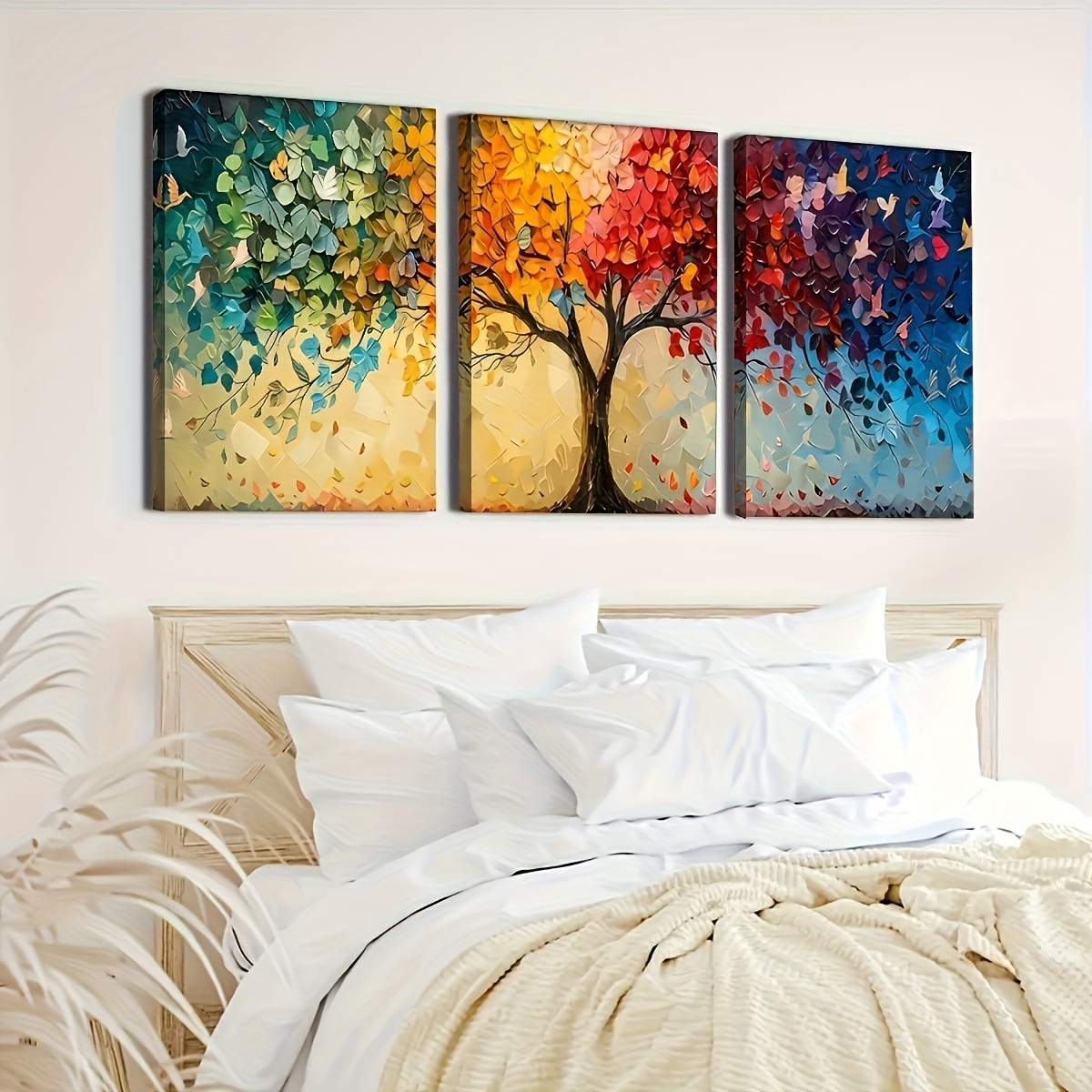 3pcs/Set Colorful Abstract Tre - Home Decor Design Interior avaliação e preço