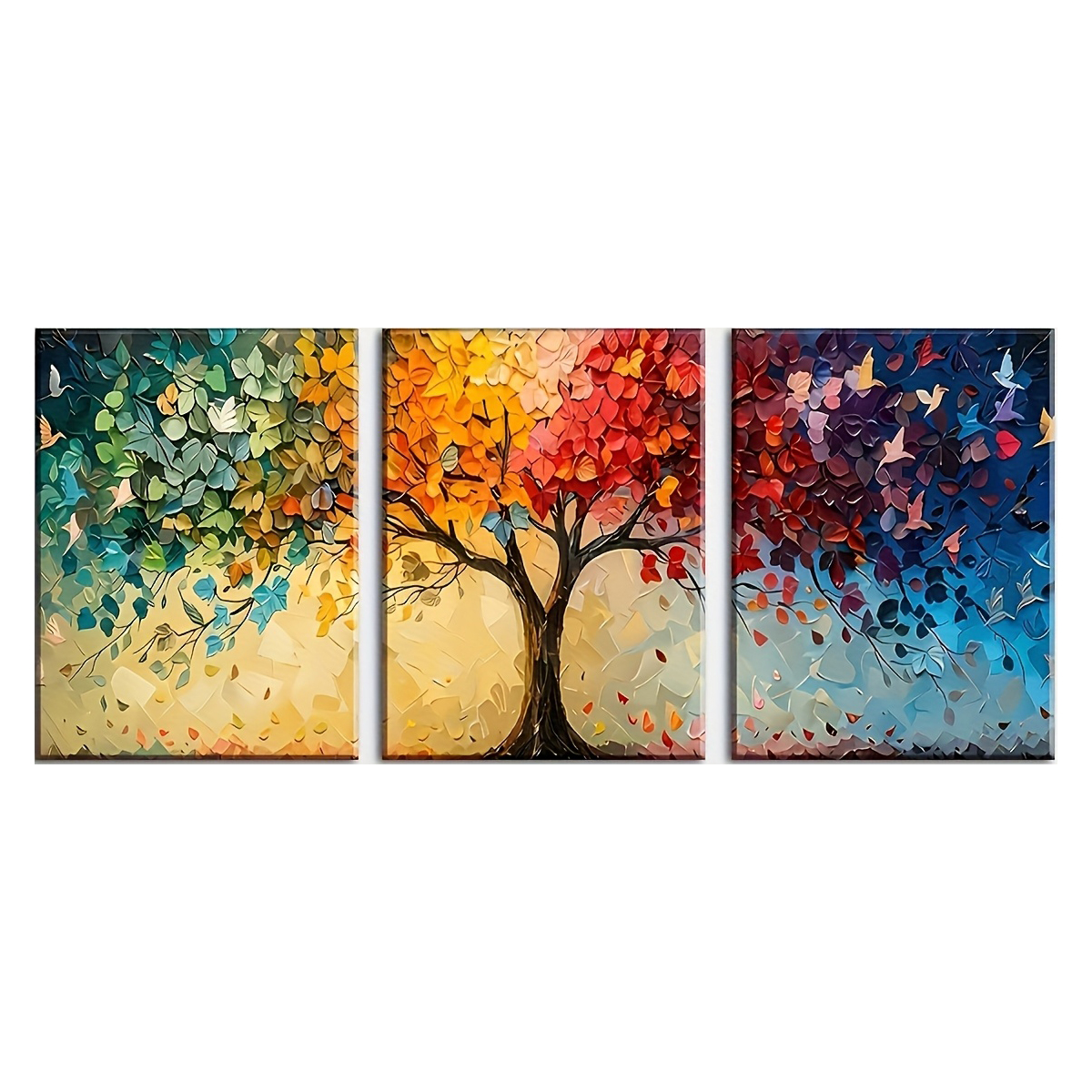 3pcs/Set Colorful Abstract Tre - Home Decor Design Interior avaliação e preço