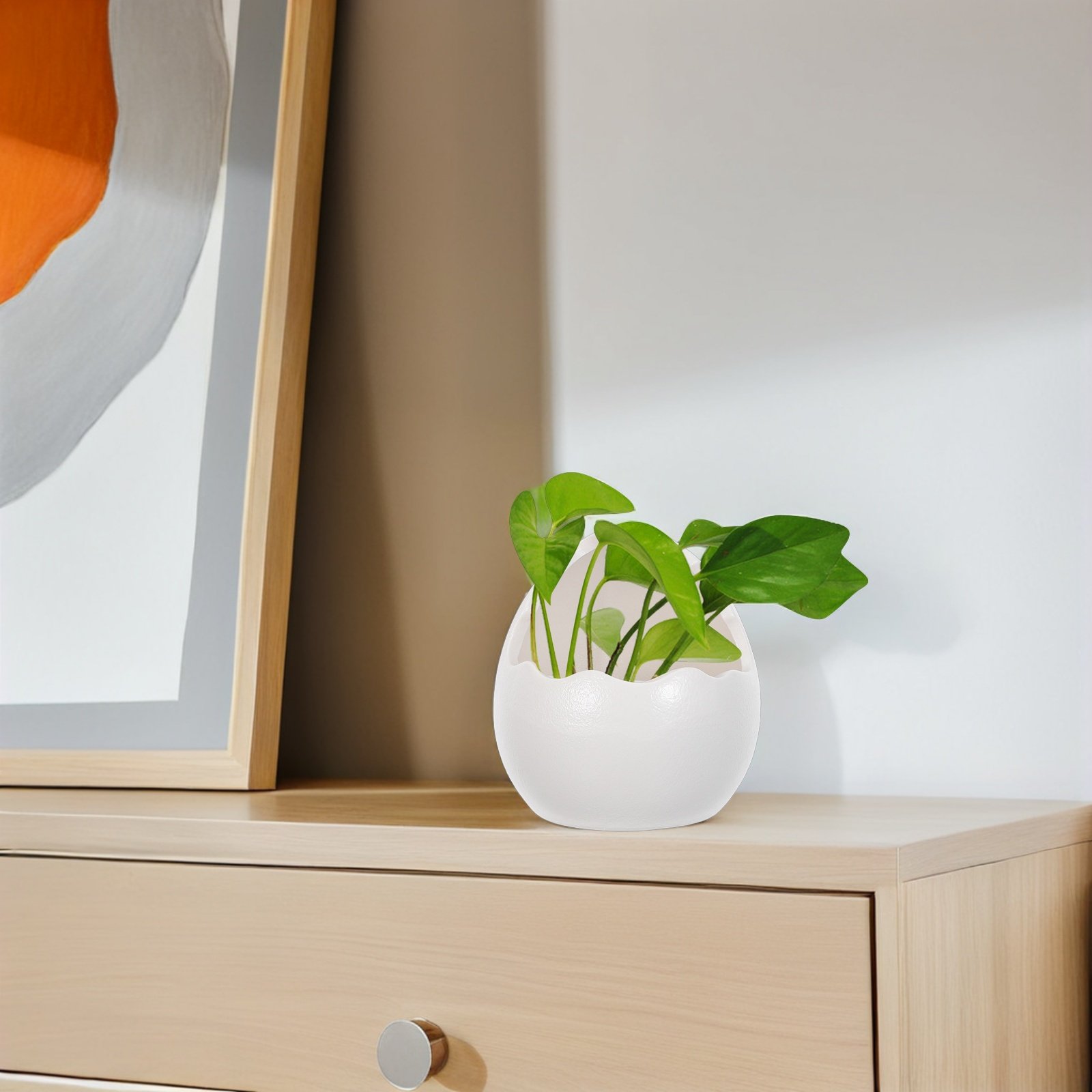 Cute Cracked Egg Ceramic Plant - Succulent Planter Pot avaliação e preço