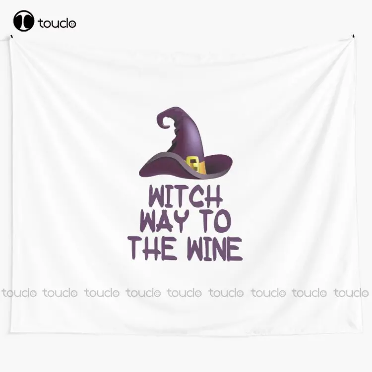 Witch Way To The Wine Tapestry - Review Home Decor avaliação e preço