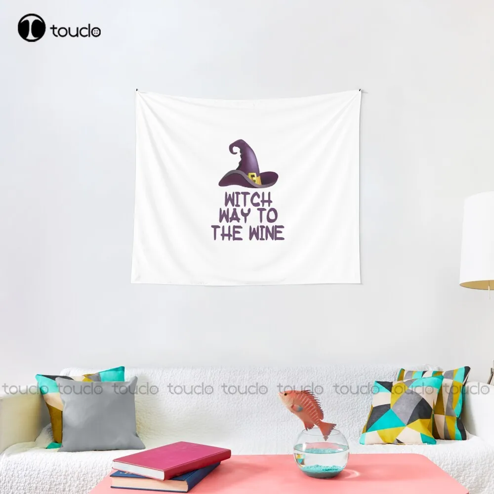 Witch Way To The Wine Tapestry - Review Home Decor avaliação e preço