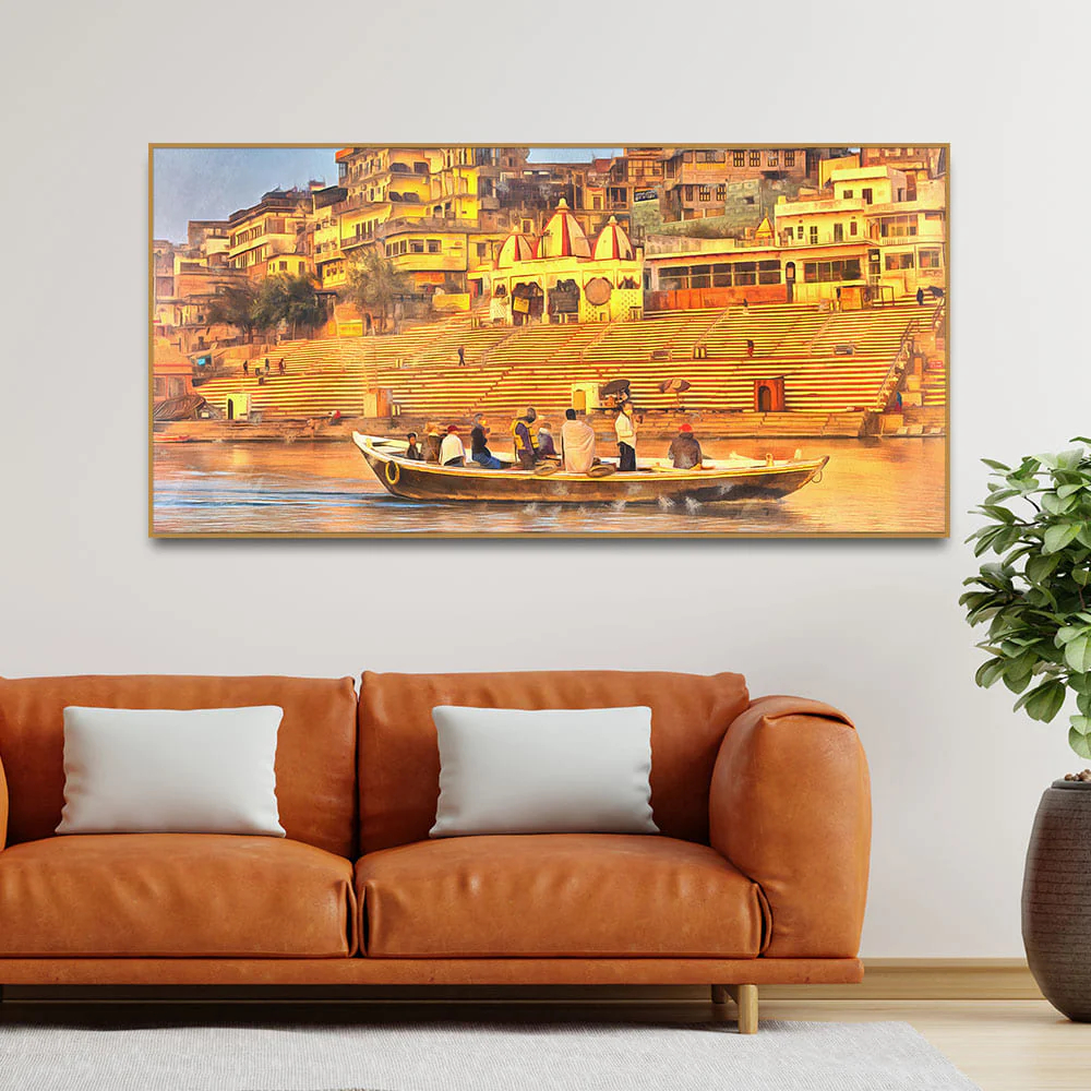 Golden Varanasi Sacred Site La - Home Decor Varanasi avaliação e preço