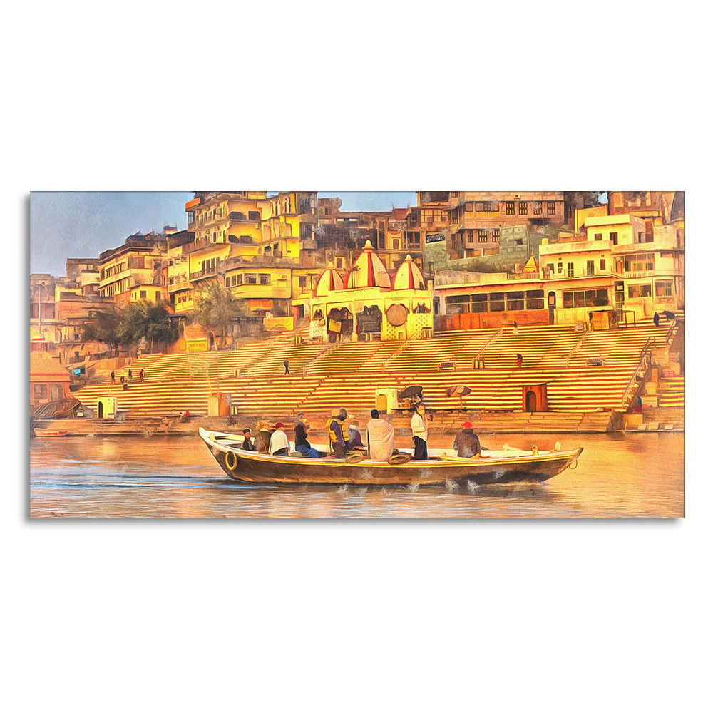 Golden Varanasi Sacred Site La - Home Decor Varanasi avaliação e preço