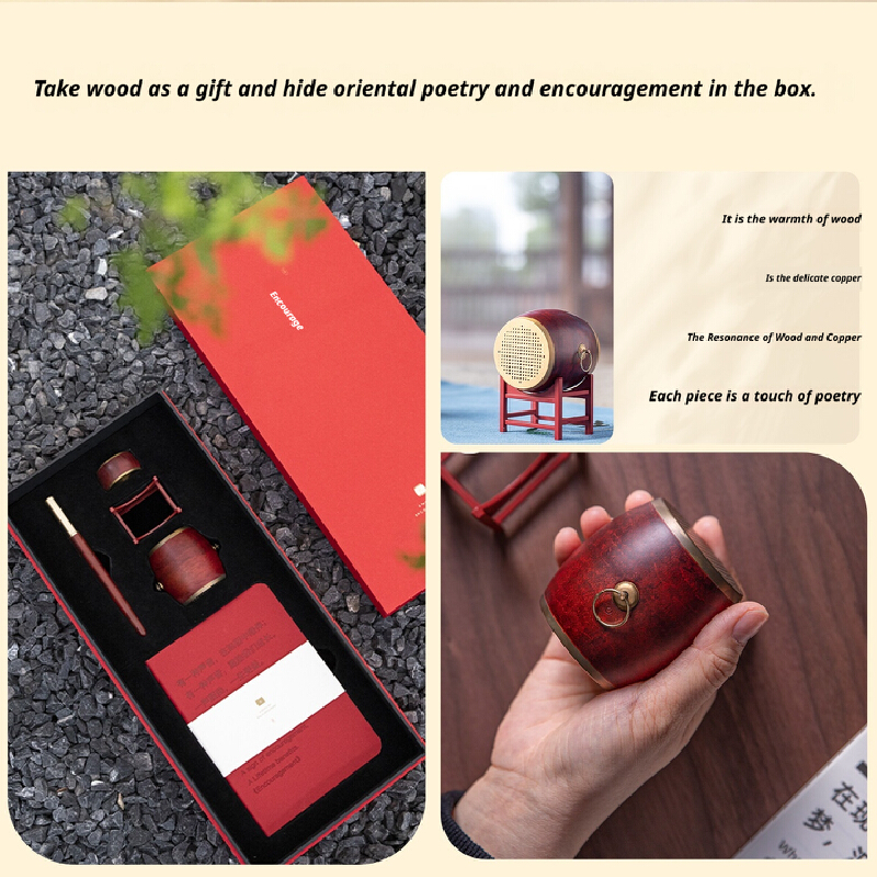 Wood Copper Bluetooth Speaker  - Home Decor Range avaliação e preço