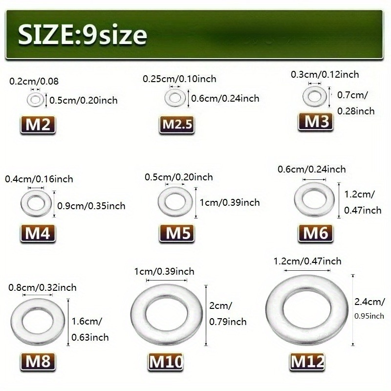 Stainless Steel Flat Washers F - Home Decor Range avaliação e preço