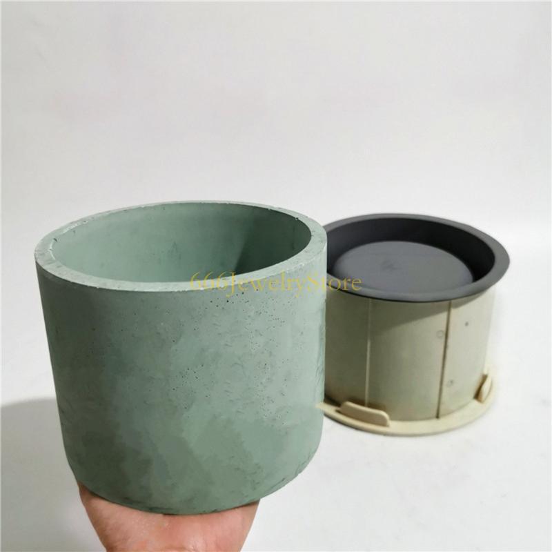 F2TD Large Round Concrete Flow - Succulent Planter Pot avaliação e preço