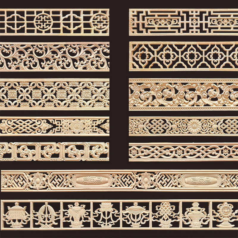 Decorative Wood Molding Wood C - Home Decor Wall Molding avaliação e preço