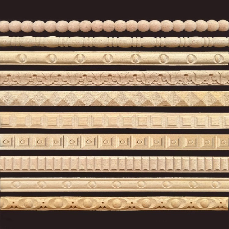 Decorative Wood Molding Wood C - Home Decor Wall Molding avaliação e preço