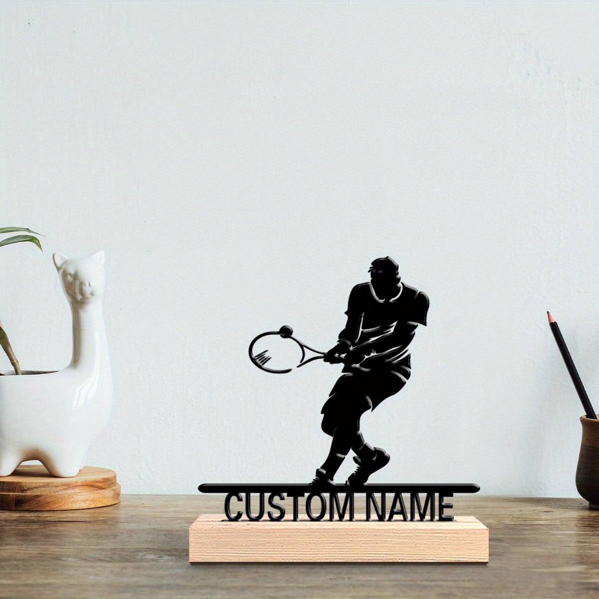 Personalized Tennis Player Met - Home Decor Design Interior avaliação e preço