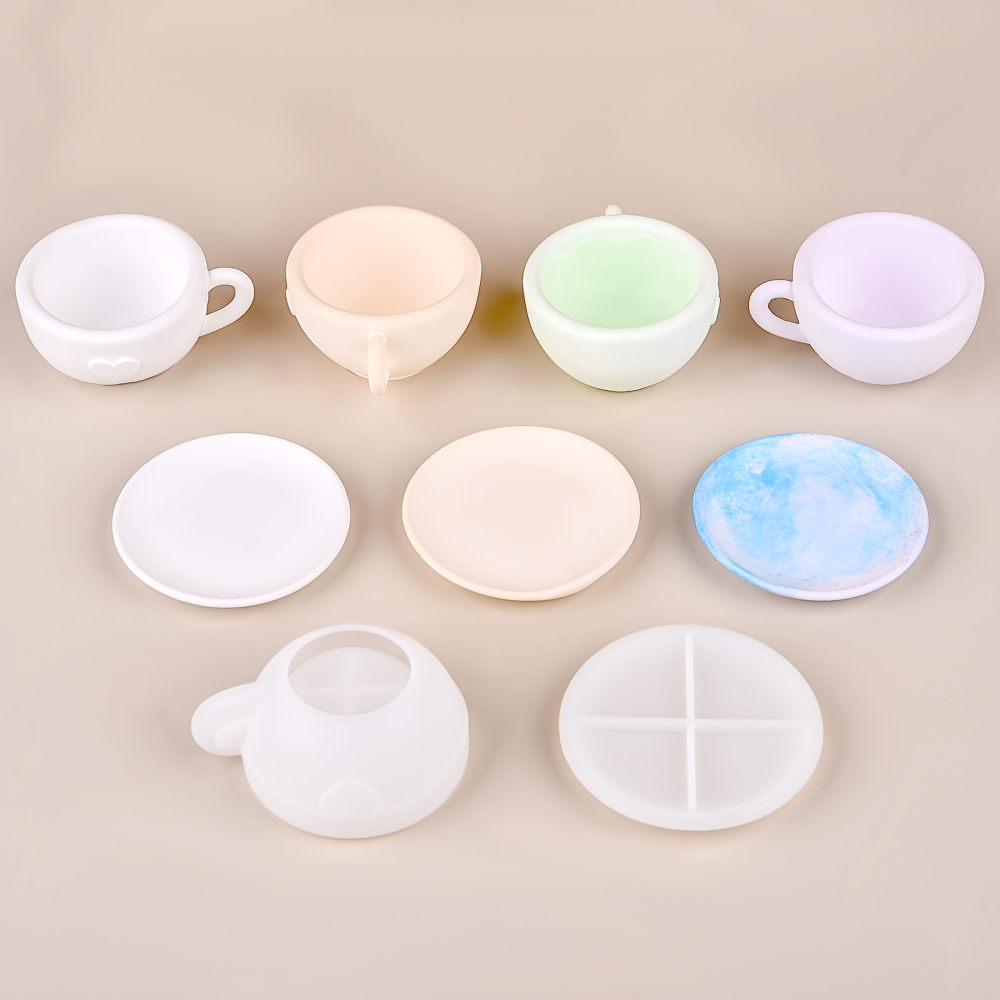 3D Tea Cup Love Silicone Mold  - Home Decor Handicraft avaliação e preço