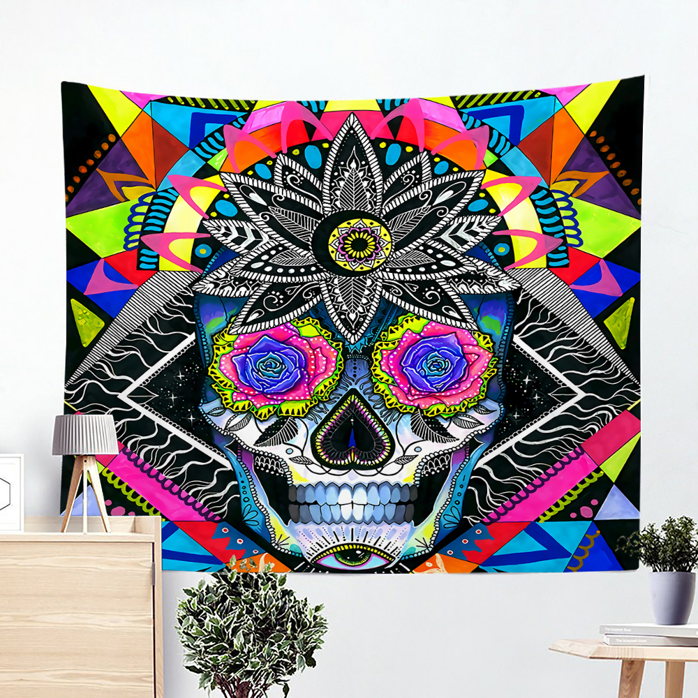 Tapestry Psychedelic Pattern Y - Home Decor Hippie avaliação e preço