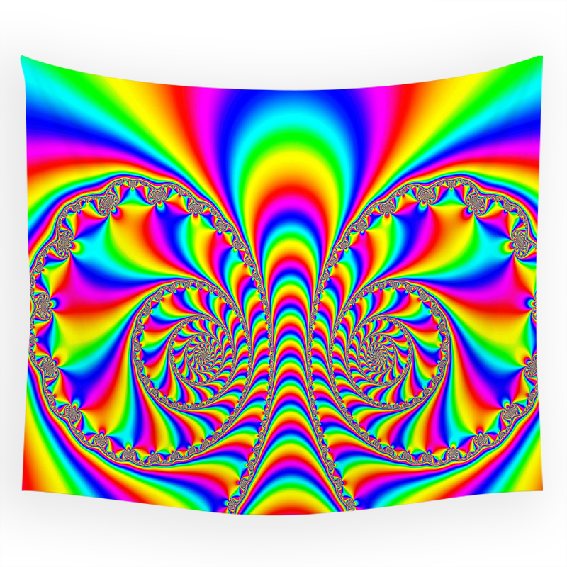 Tapestry Psychedelic Pattern Y - Home Decor Hippie avaliação e preço