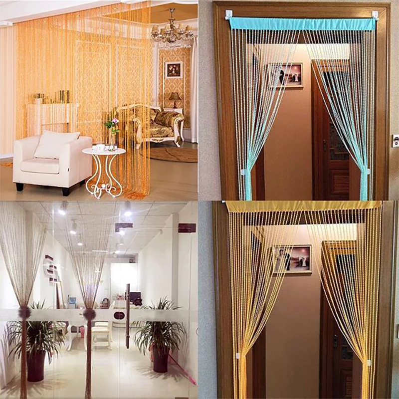 Multi-color Thread Line Curtai - Home Decor Window Blinds avaliação e preço
