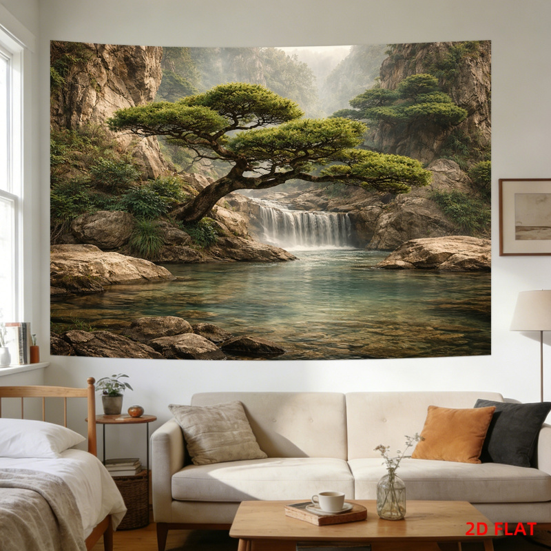 Lusheng Scenery Waterfall Moun - Home Decor Range avaliação e preço