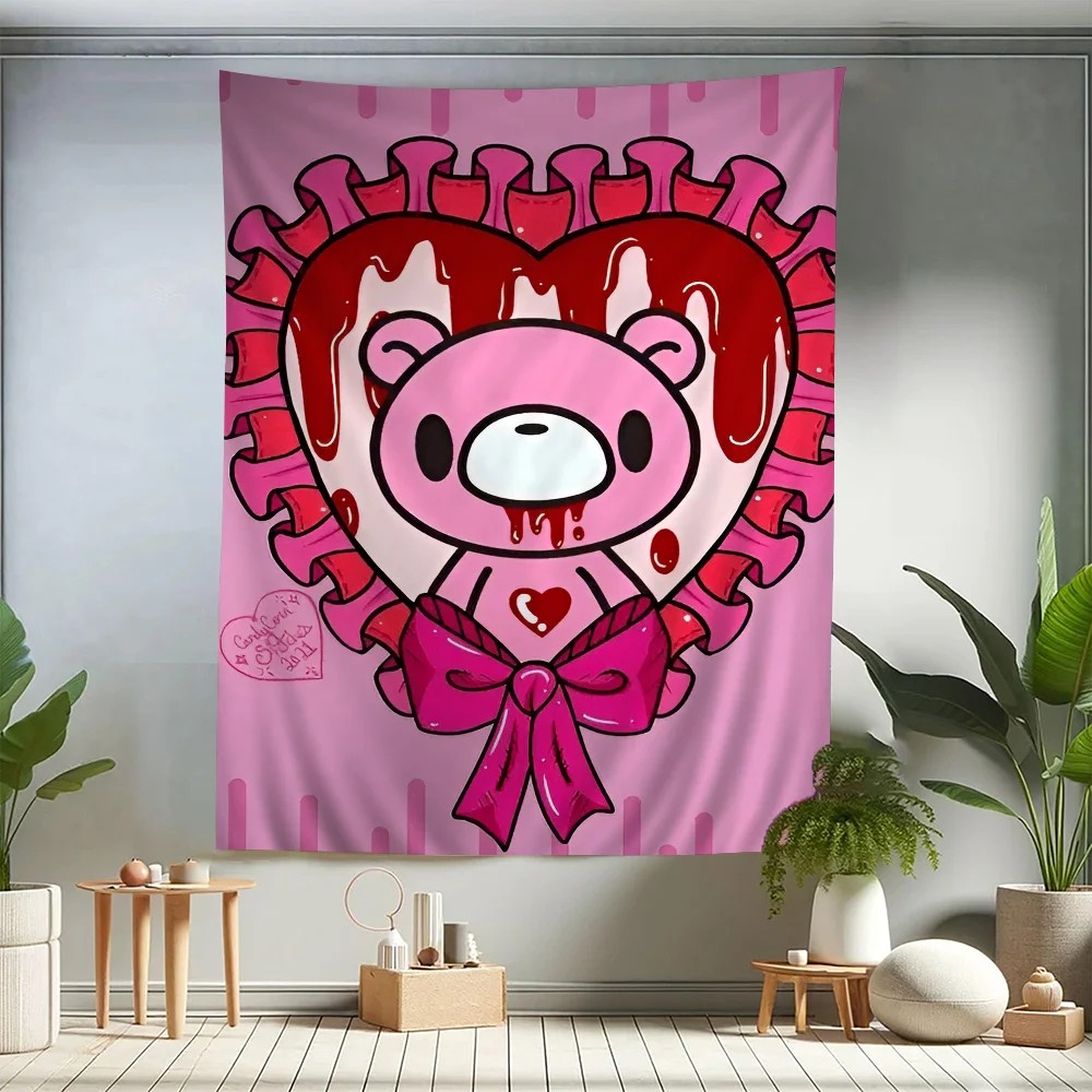 VIKAMA Gloomy Bear Cartoon Tap - Home Decor Hippie avaliação e preço