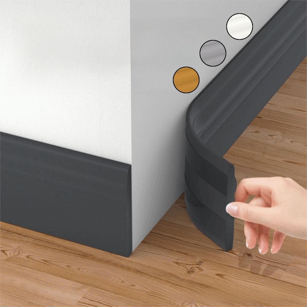 DIY Thickened Wall Baseboard A - Home Decor Wall Molding avaliação e preço
