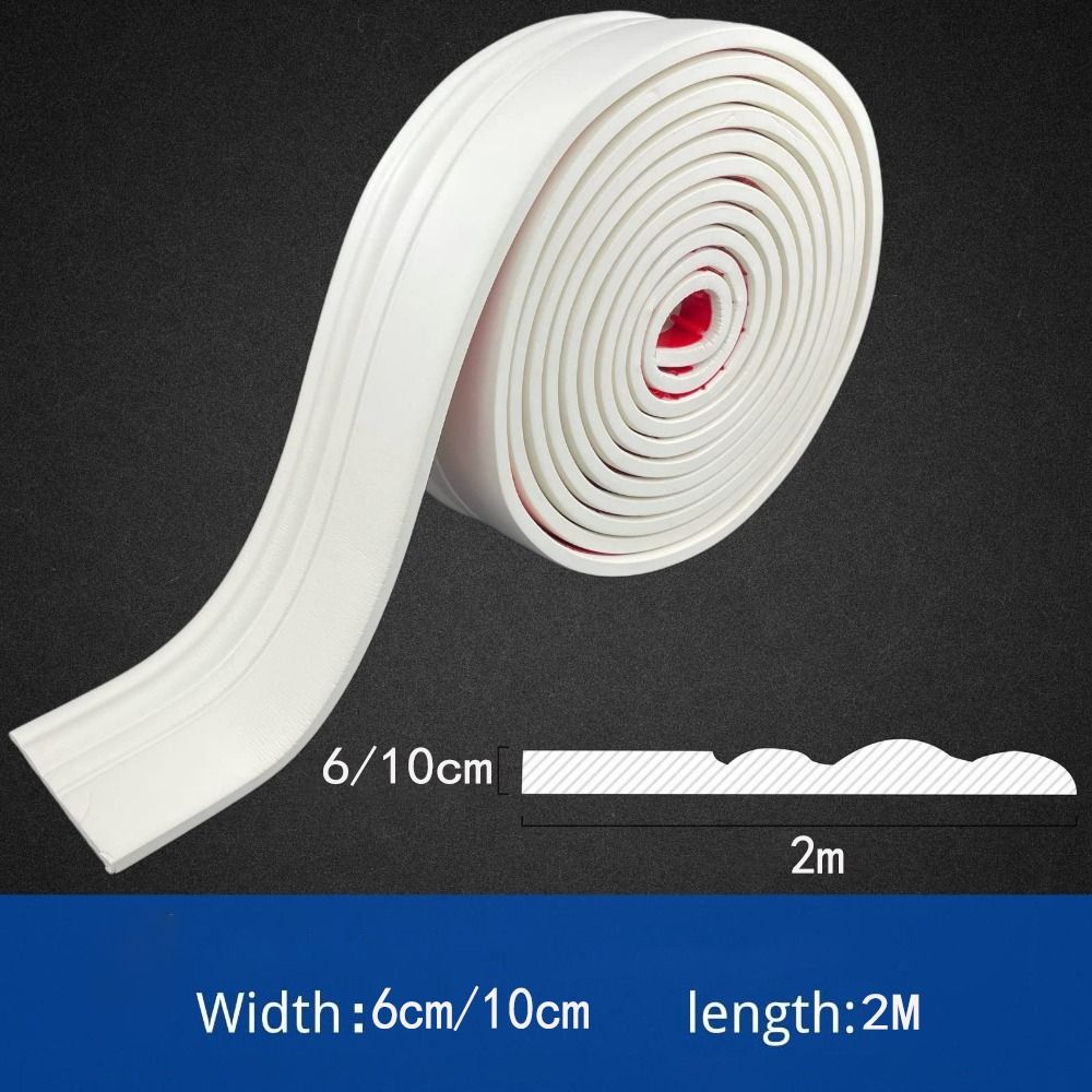 DIY Thickened Wall Baseboard A - Home Decor Wall Molding avaliação e preço