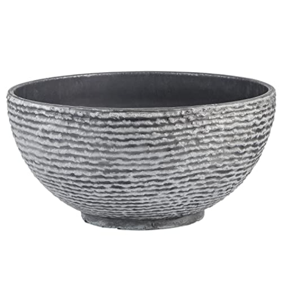 Ash Black Resin Outdoor Low Bo - Succulent Planter Pot avaliação e preço
