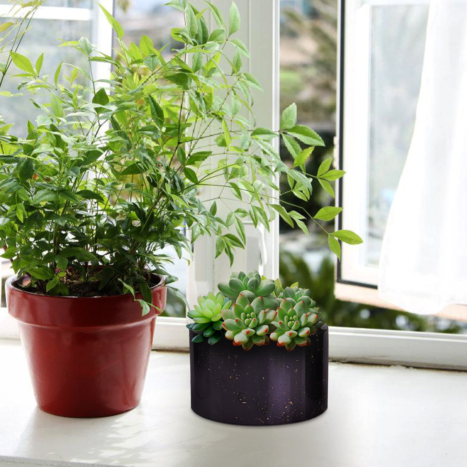 1Pcs Stretchy Heat Resistant S - Succulent Planter Pot avaliação e preço