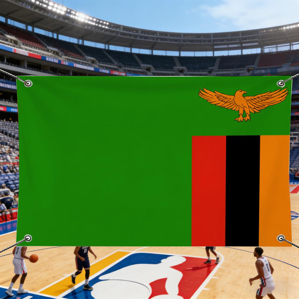 Zambia Custom Flag Wall Hangin - Home Decor Zambia avaliação e preço