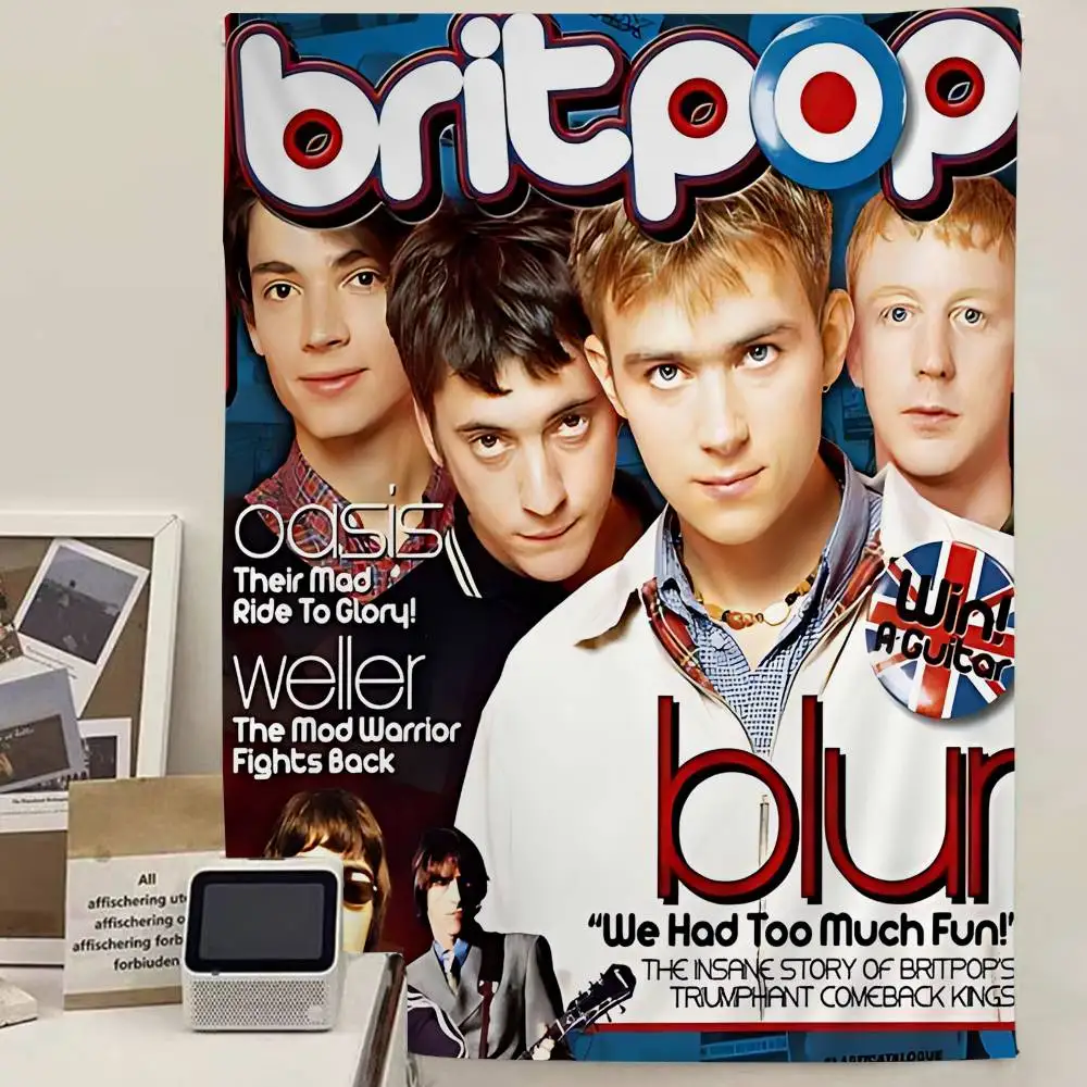 Band Musik Rapper Blur Anime T - Home Decor Hippie avaliação e preço