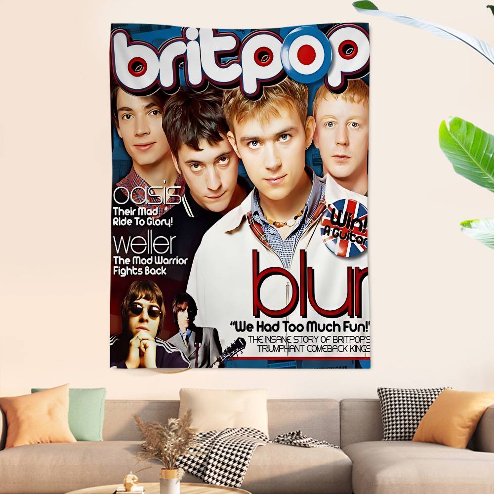 Band Musik Rapper Blur Anime T - Home Decor Hippie avaliação e preço