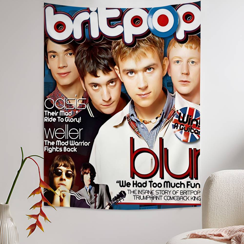 Band Musik Rapper Blur Anime T - Home Decor Hippie avaliação e preço