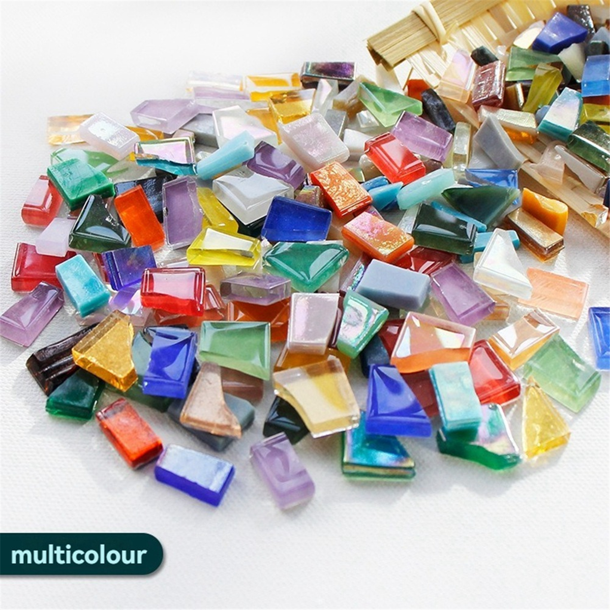 Triangular Mosaic Tiles, Multi - Home Decor Handicraft avaliação e preço