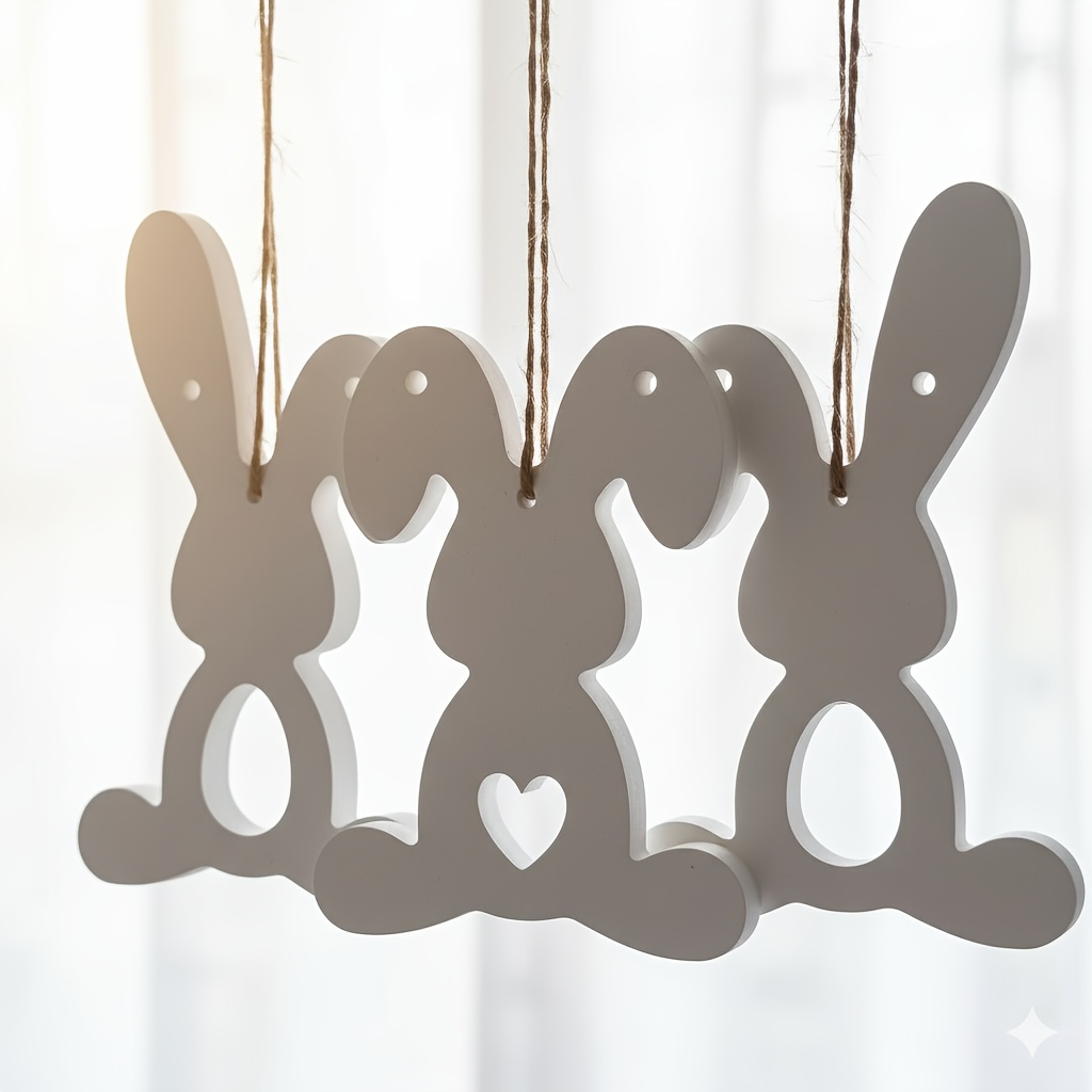 1pc Silicone Mold Easter Tripl - Home Decor Handicraft avaliação e preço