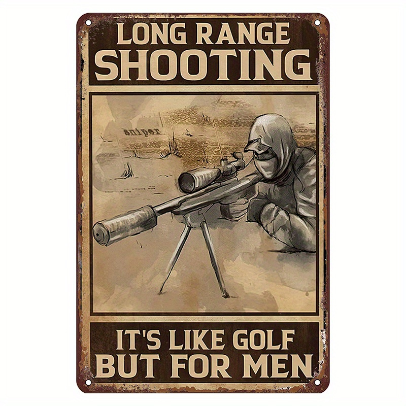 Long Range Vintage Metal Sign  - Home Decor Range avaliação e preço
